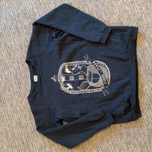 Women's Navy Crew Neck Sweater